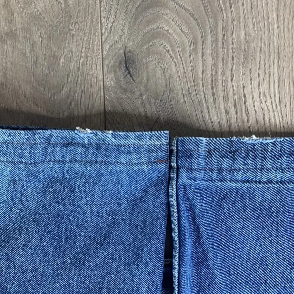 Lawman Western Womens Denim Jeans With Studded Back Pockets Blue Size 15 Classic - Picture 8 of 9